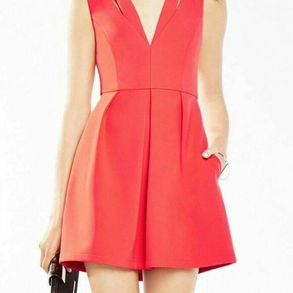 BCBGMaxAzria | "Clayre" | Cutout Fit & Flare Party Dress | Size 4 - Picture 1 of 5